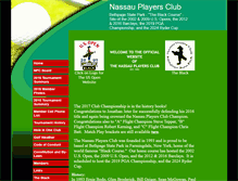 Tablet Screenshot of nassauplayers.org